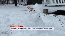 Western Orange County manages through sudden snowstorm that arrived without warning News Clip