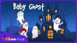 Baby Ghost | The Kiboomers | Halloween Songs for Kids | Nursery Rhymes | Kids Songs Instructional Video