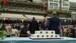 Charles and Camilla attend the Big Jubilee Lunch News Clip
