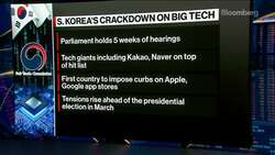 Korea Regulator Seeks to Defuse Fears Over Tech Crackdown News Clip