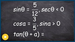 Sum and Difference identities of tangent using right triangles Instructional Video