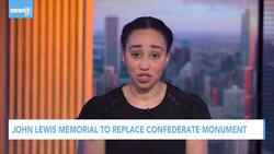 John Lewis Memorial To Replace Confederate Monument News Clip