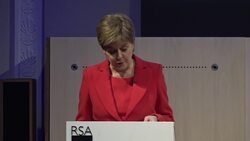 Nicola Sturgeon's final public speech at the RSA News Clip