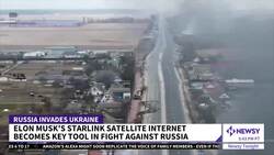 Ukraine Receives Starlink Satellite Internet System From Elon Musk News Clip