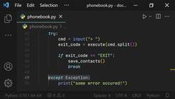 The Ultimate Guide to Python Programming With Python 3.10 - Bare Except Statements Instructional Video