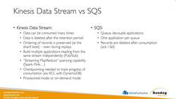 AWS Certified Data Analytics Specialty 2021 – Hands-On - Kinesis Data Streams Versus SQS Instructional Video