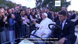 Pope Francis criticised by students on visit to Catholic university in Belgium Instructional Video