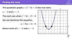 Key features of a cubic graph Instructional Video