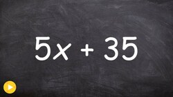 Learn how to factor an expression with the GCF Instructional Video