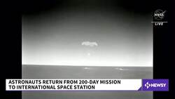 SpaceX Returns 4 Astronauts To Earth Following 200-Day Mission News Clip