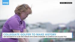 Collegiate Golfer To Make History News Clip