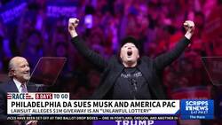 Philadelphia DA sues Elon Musk's America PAC over 'illegal' $1M giveaways News Clip
