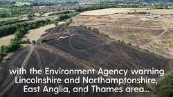 Drought declared in East and West Midlands in driest start to year since 1976 News Clip