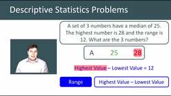 Problem Solving with Descriptive Statistics Instructional Video