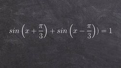 Solve equation using the sum and difference formulas Instructional Video