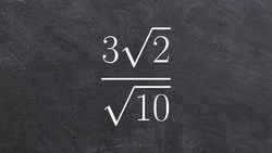 Learn how to rationalize the denominator with a radical in denominator Instructional Video