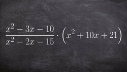 Multiplying rational expressions Instructional Video