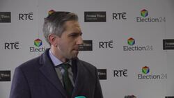 Simon Harris and Micheal Martin arrive for RTE debate News Clip