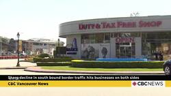 Sharp decline in southbound border traffic hits businesses on both sides News Clip