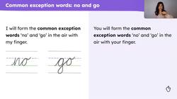 Reviewing common exception words, using lead ins Instructional Video