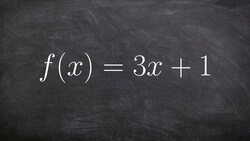 How to find the inverse of a linear function Instructional Video