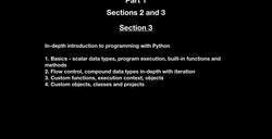 Python 3: Project-based Python, Algorithms, Data Structures - Course structure and content overview Instructional Video