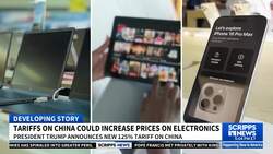 Tariffs on China could upend tech industry, increase prices of electronics News Clip