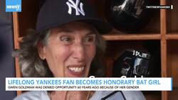 Lifelong Yankees Fan Becomes Honorary Bat Girl News Clip
