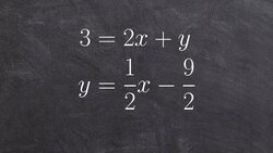 Solving a system using graphing Instructional Video