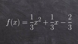 How to find the multiplicity zeros, intercepts with fractions Instructional Video