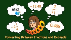 Converting Between Fractions and Decimals | A Step-by-Step Guide | Math Defined Instructional Video