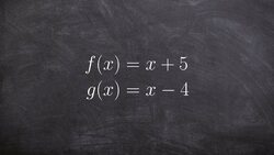 Learn how to subtract two functions Instructional Video