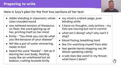 Writing the first half of the build-up of 'A Kind of Spark' Instructional Video