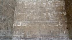 Egypt, Dendara Temple - Chapel of the New Year Stock Footage