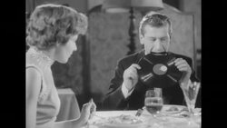 Man eats record, razor blades and light bulb in Munich, West Germany, October 1953 News Clip