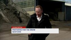 Newtown road crews prepare for Tuesday’s snow News Clip