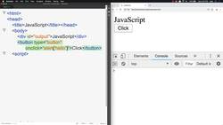 HTML CSS and JavaScript for Beginners - A Web Design Course - Write JavaScript Instructional Video