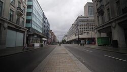 UK: Empty streets around London's tourist locations during Covid-19 lockdown. News Clip