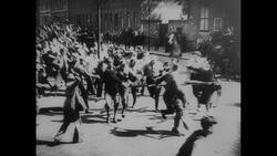 People Pursued by Police (from Berlin 1920-1929) Stock Footage