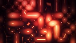 Disgusting abstract guts in blood Stock Footage