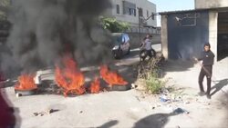 CLEAN : Palestinians protest after two killed by Israeli forces News Clip