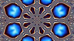 Moving abstract retro ornament. Stock Footage