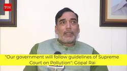 Odd-Even Rule: "Will follow guidelines of Supreme Court on Delhi Pollution" says Minister Gopal Rai News Clip