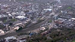 Aerials of Milton Keynes News Clip