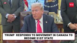 Trump's Bombshell Response To 51st State Movement In Canada; 'They'll Have Ultimate Security' News Clip