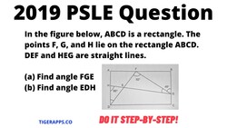 Angles (2019 PSLE Question 13) Instructional Video