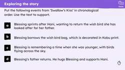 Developing understanding of 'Swallow's Kiss' through rich discussions Instructional Video