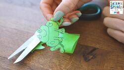 JUMPING FROGS - Static Electricity Experiment for kids Instructional Video