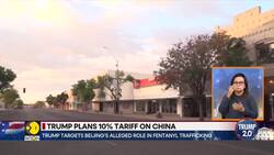 Donald Trump is considering 10% tariff on China from February News Clip