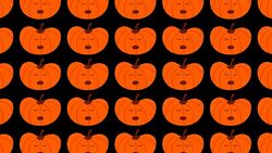 jack o lantern, Halloween pattern animation Stock Footage